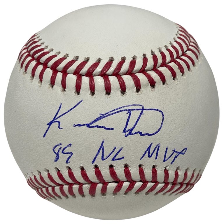Kevin Mitchell Signed ROMLB Baseball w/ 89 NL MVP Beckett Witness BAS COA