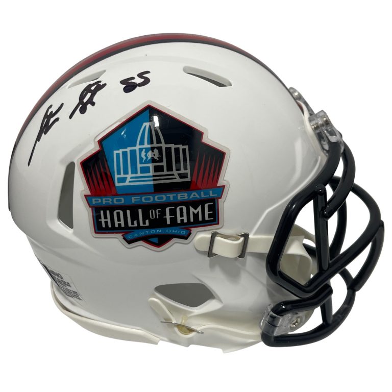 Antonio Gates Signed HOF Logo Mini Helmet Beckett Witness BAS COA Chargers