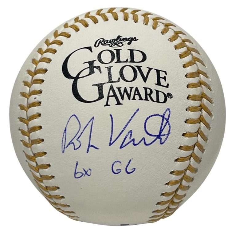 Robin Ventura Signed Rawlings Gold Glove Baseball w/ 6x GG Beckett Wit BAS COA