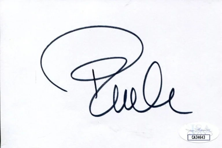 Pamela Anderson Barb Wire Baywatch Sexy Actress Model Signed Autograph JSA
