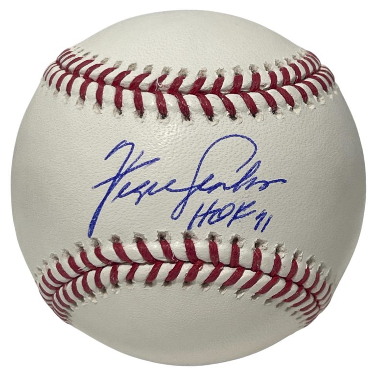 Fergie Jenkins Signed ROMLB Baseball w/ HOF 91 Beckett Witness BAS COA