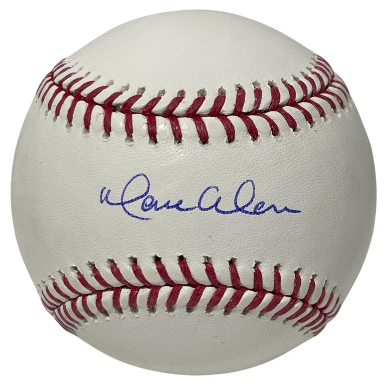 Moises Alou Signed ROMLB Baseball Beckett Witness BAS COA Chicago Cubs