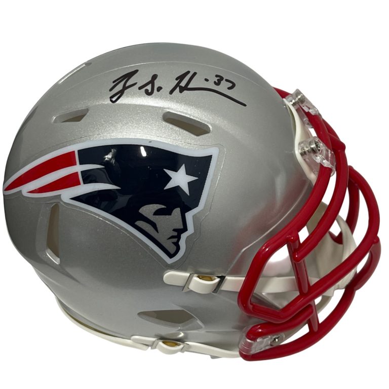 Rodney Harrison Signed New England Patriots Speed Mini Helmet Beckett W BAS COA