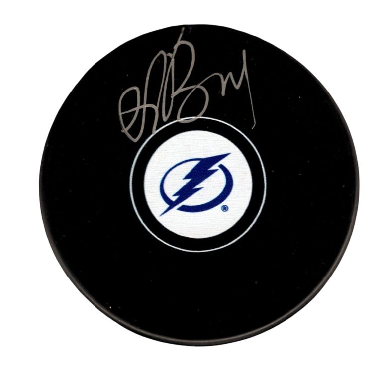 Andrei Vasilevskiy Signed Autographed Tampa Bay Lightning Logo Puck JSA COA