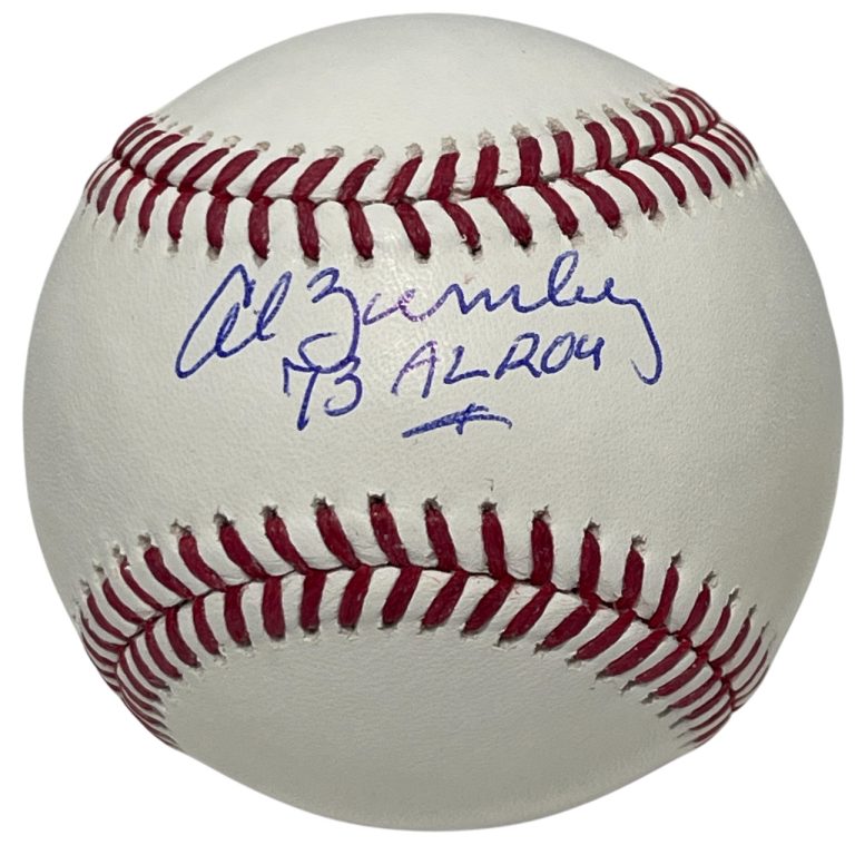 Al Bumbry Signed ROMLB Baseball w/ 73 AL ROY Beckett Witness BAS COA