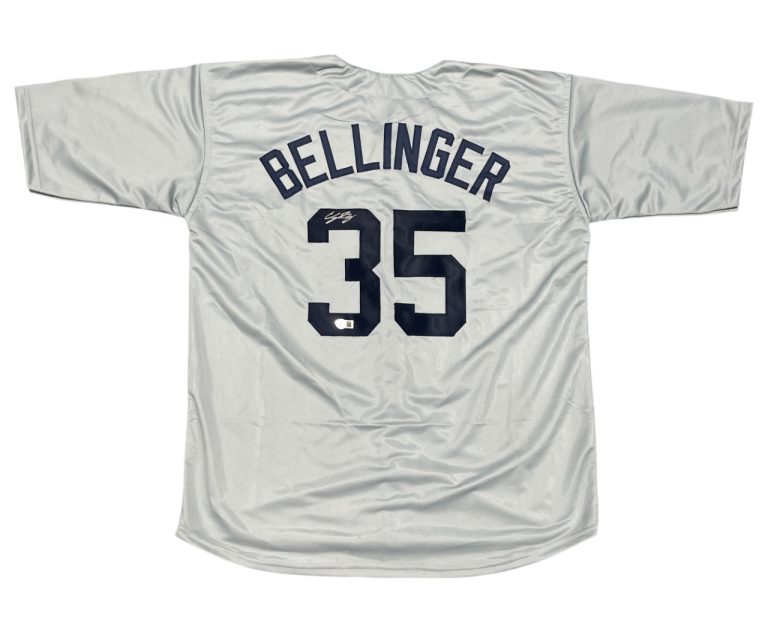 Cody Bellinger Signed New York Yankees Custom Jersey Beckett Witness BAS COA