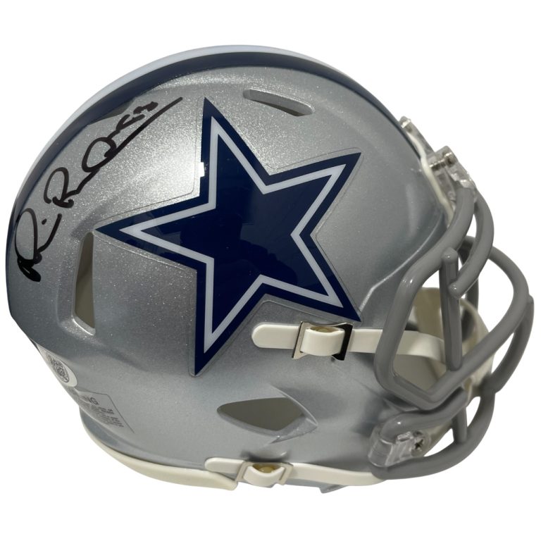 Michael Irvin Signed Autographed Dallas Cowboys Speed Mini Helmet JSA COA