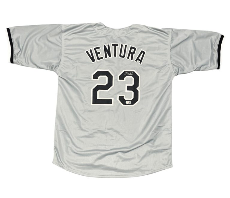 Robin Ventura Signed Chicago White Sox Custom Jersey Beckett Witness BAS COA