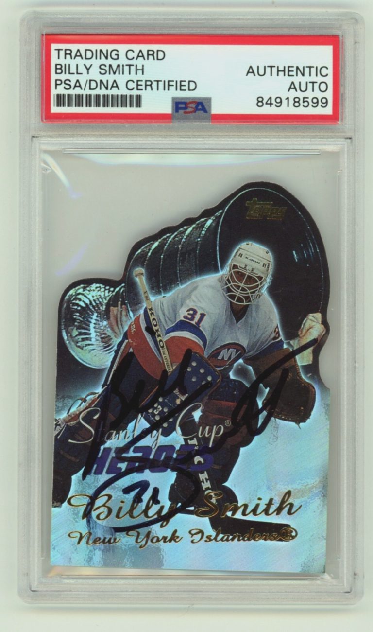 Billy Smith 2003 Topps Stanley Cup Heroes #SCH-BS Signed PSA Authentic Auto NYI