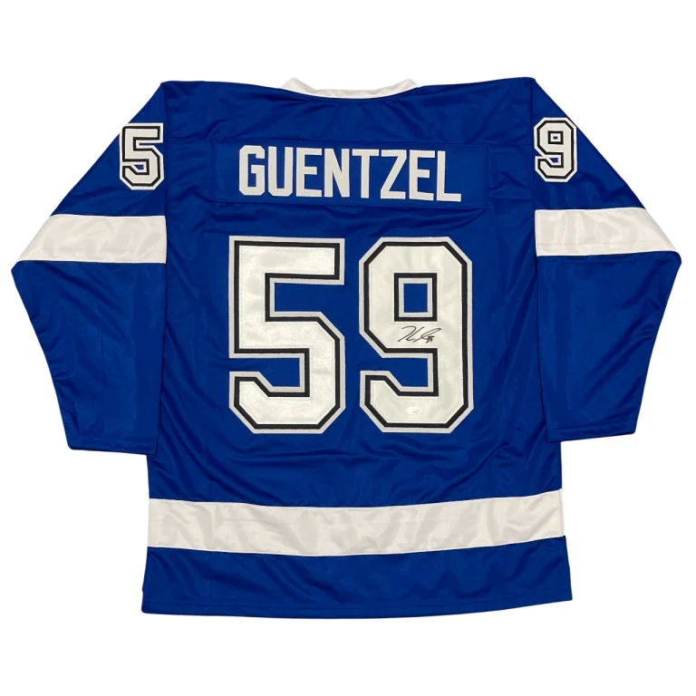 Jake Guentzel Signed Autographed Tampa Bay Lightning Custom Jersey JSA COA