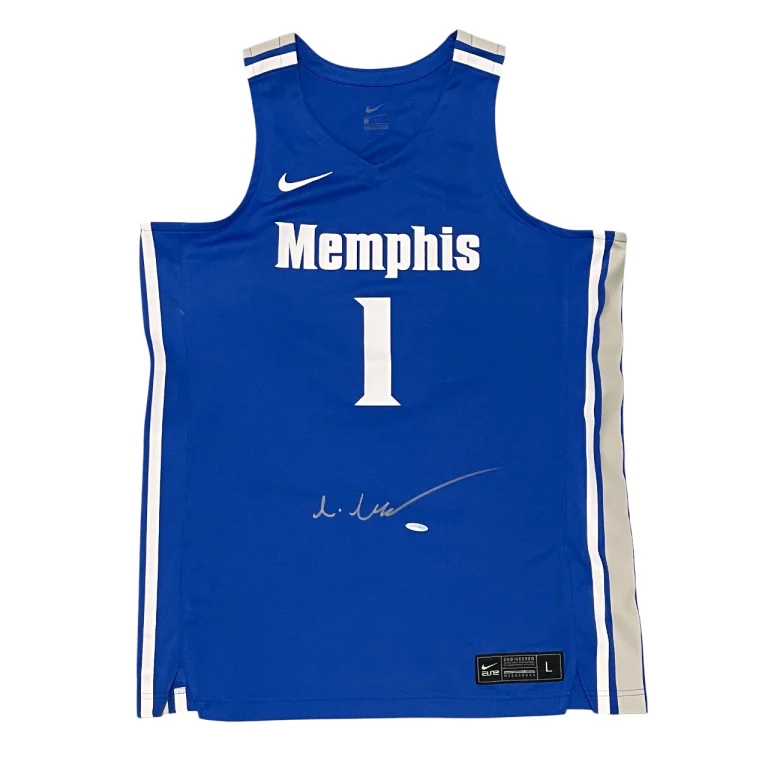Emoni Bates Signed Autographed Memphis Tigers Nike Jersey Upper Deck UDA COA