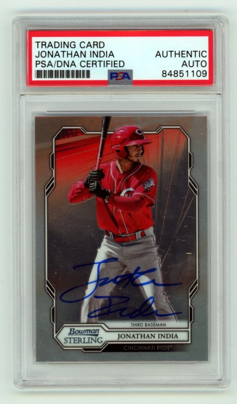 Jonathan India 2019 Bowman Sterling Prospects #BPR-24 Signed PSA Authentic Auto