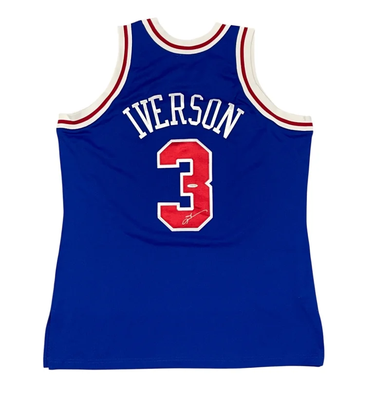 Allen Iverson Signed Philadelphia 76ers 96-97 Mitchell & Ness M&N Jersey UDA COA