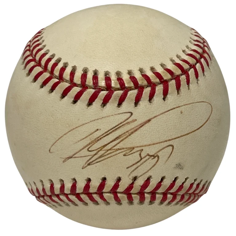 Mike Piazza Signed Rawlings National League Baseball New York Mets JSA COA A