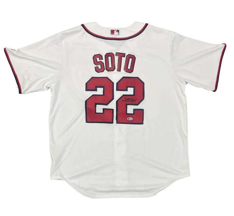 Juan Soto Signed Autographed Washington National Majestic Jersey Beckett BAS COA