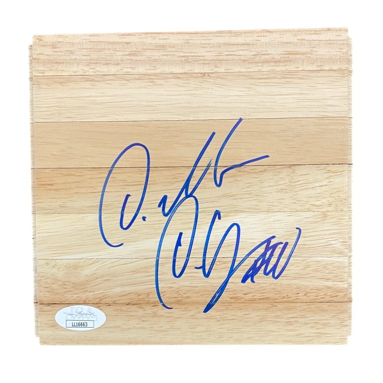DeMar DeRozan Signed Autographed Floorboard Full Name Sig. JSA COA Raptors Kings