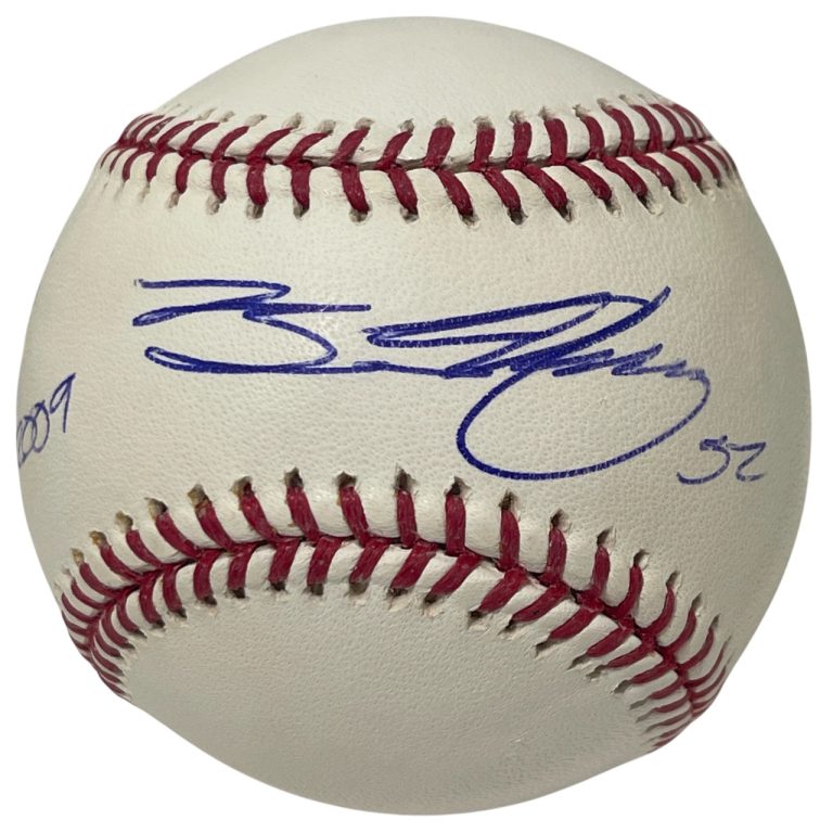 Brian Matusz Signed ROMLB Baseball Baltimore Orioles w MLB Debut 8/4/09 LSCM COA