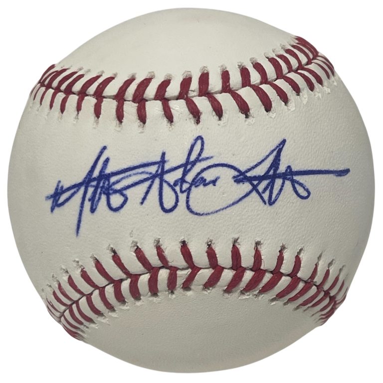 Mat Latos Signed Autographed ROMLB Baseball w/ Full Name LSCM COA