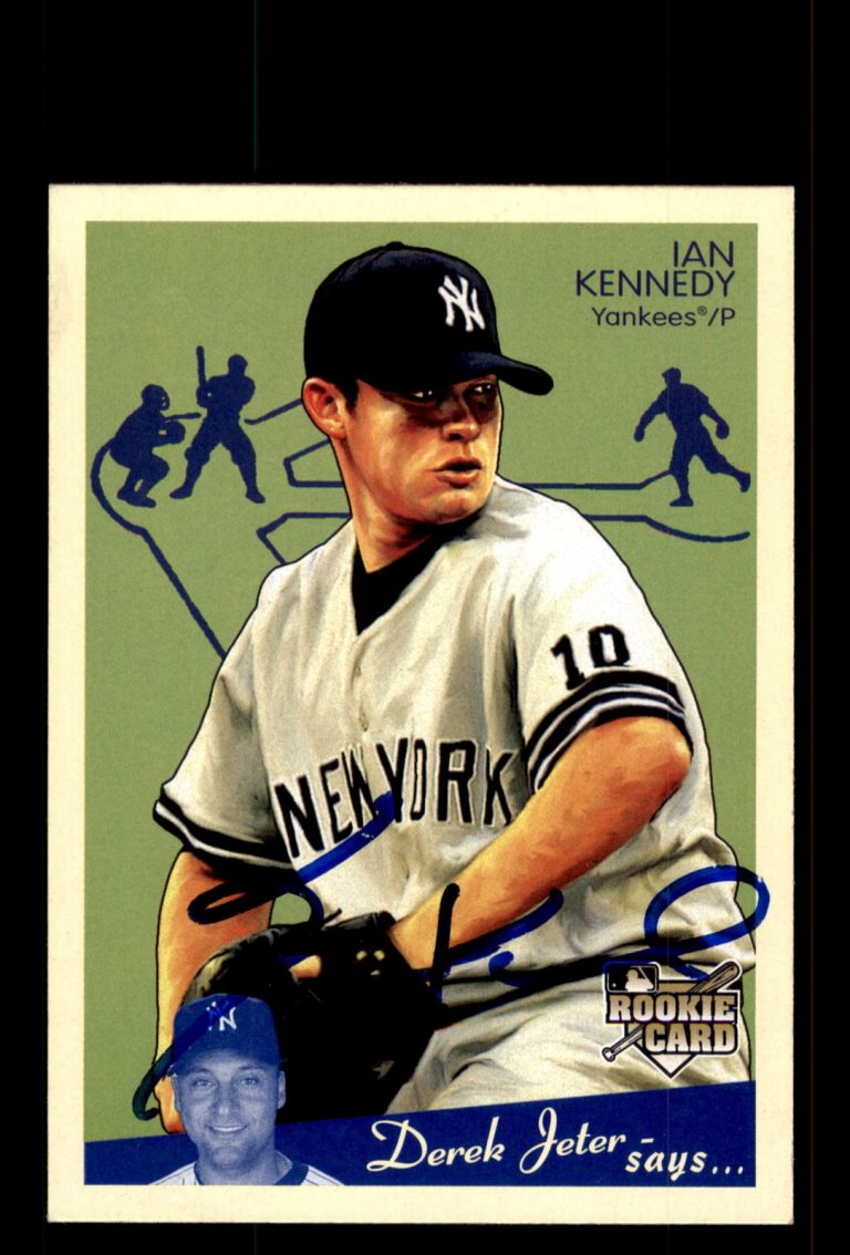 Signed Baseball Card Auto Ian Kennedy 2008 Upper Deck Goudey #131 Yankees