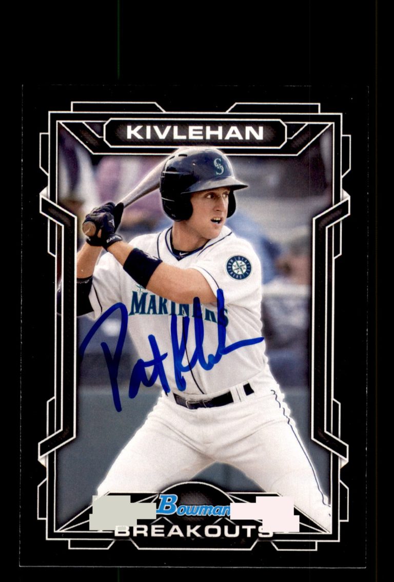 Signed Baseball Card Auto Patrick Kivlehan 2013 Bowman Draft #BSB-PK Mariners