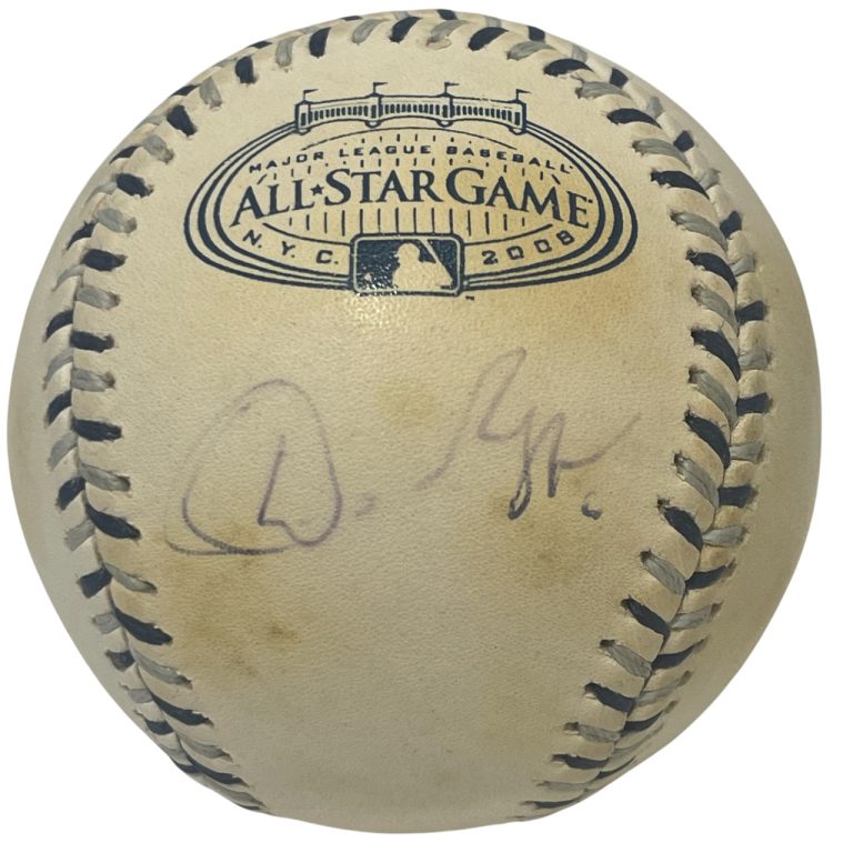 Dan Uggla Signed 2008 All Star Game ASG ROMLB Baseball Florida Marlins LSCM COA