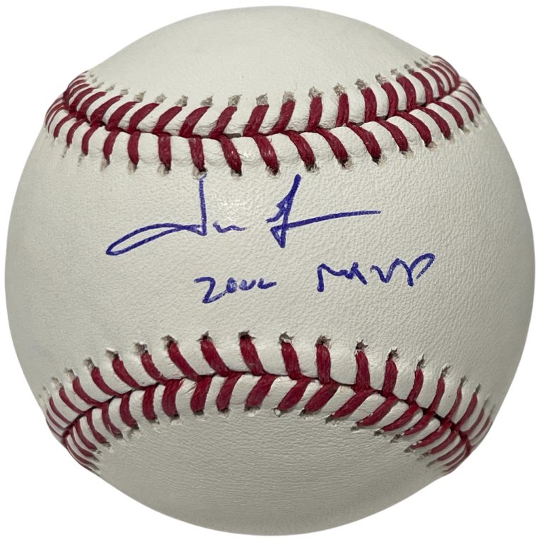 Jason Giambi Signed Autographed ROMLB Baseball w/ 2000 MVP Beckett BAS COA