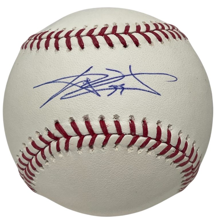 CJ Wilson Signed Autographed ROMLB Baseball Texas Rangers LSCM COA