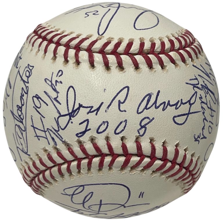 2008 Hudson Valley Renegades Team Signed Autographed ROMLB Baseball LSCM COA