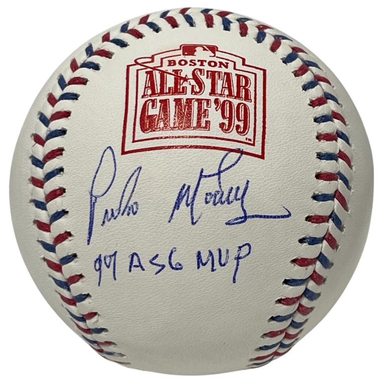 Pedro Martinez Signed 1999 All Star Baseball w/ 99 ASG MVP Beckett Wit BAS COA
