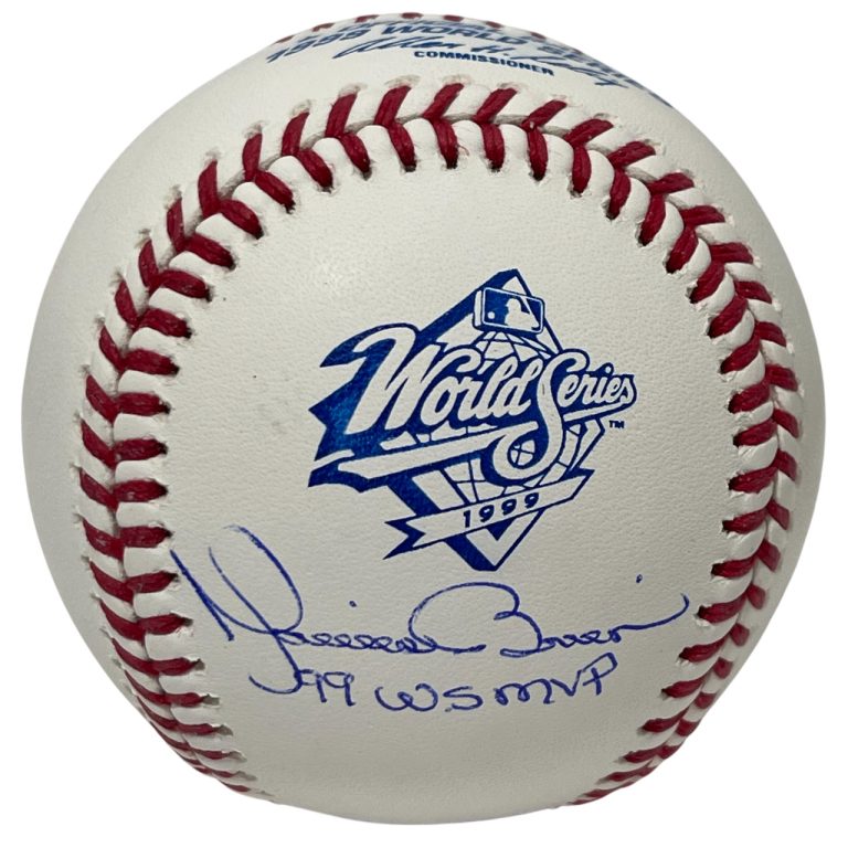 Mariano Rivera Signed 1999 World Series Baseball w/ 99 WS MVP In Beckett BAS COA