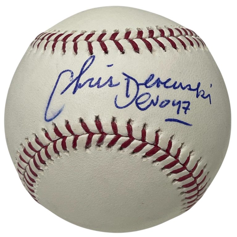 Chris Devenski Signed 2017 World Series Baseball w/ Devo Ins Beckett Wit BAS COA