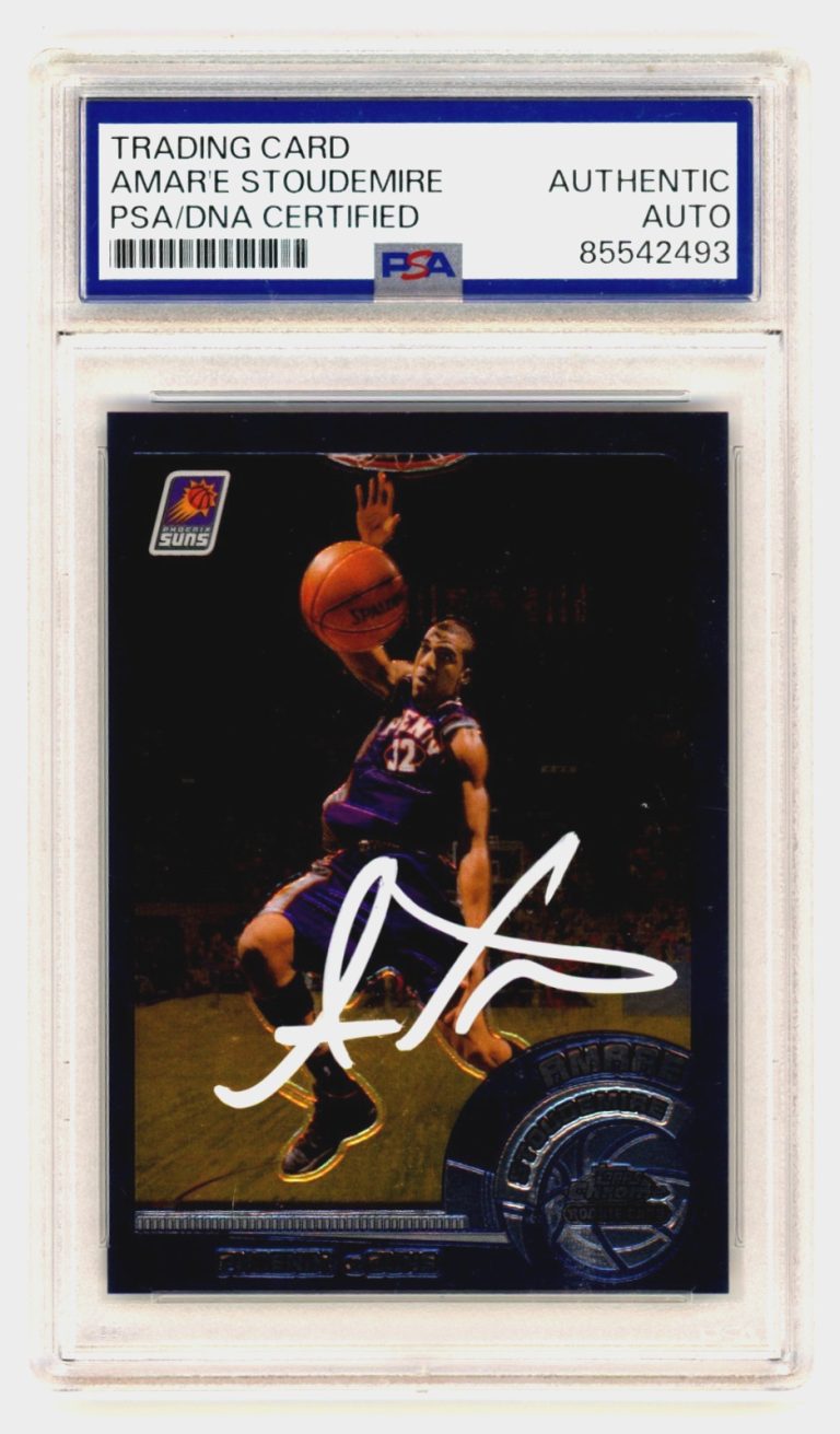 Amar'e Stoudemire 2002-03 Topps Chrome #126 Signed Rookie RC PSA Authentic Auto