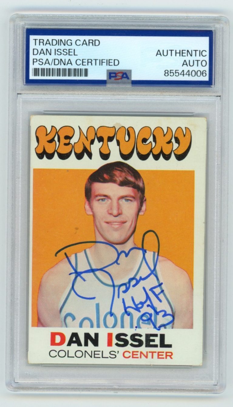 Dan Issel 1971-72 Topps #200 Signed Rookie RC w/ HOF 93 PSA Authentic Auto