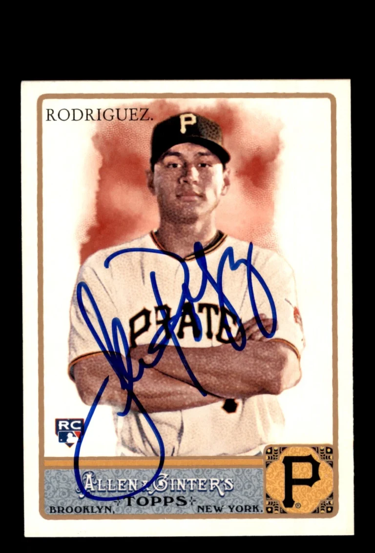 Signed Baseball Card Auto Josh Rodriguez 2011 Topps Allen & Ginter #94 Pirates