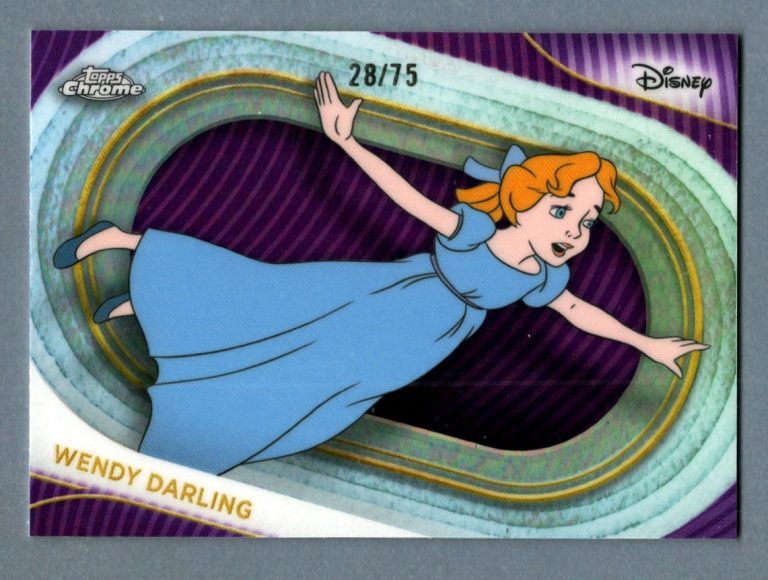 2025 Topps Chrome Disney Pixar Purple Refractor #/75 Singles - YOU PICK FOR SET