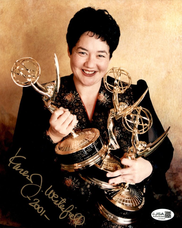 Karen Westerfield Signed Star Trek DS9 TNG Emmy Makeup Artist 8x10 Photo JSA COA