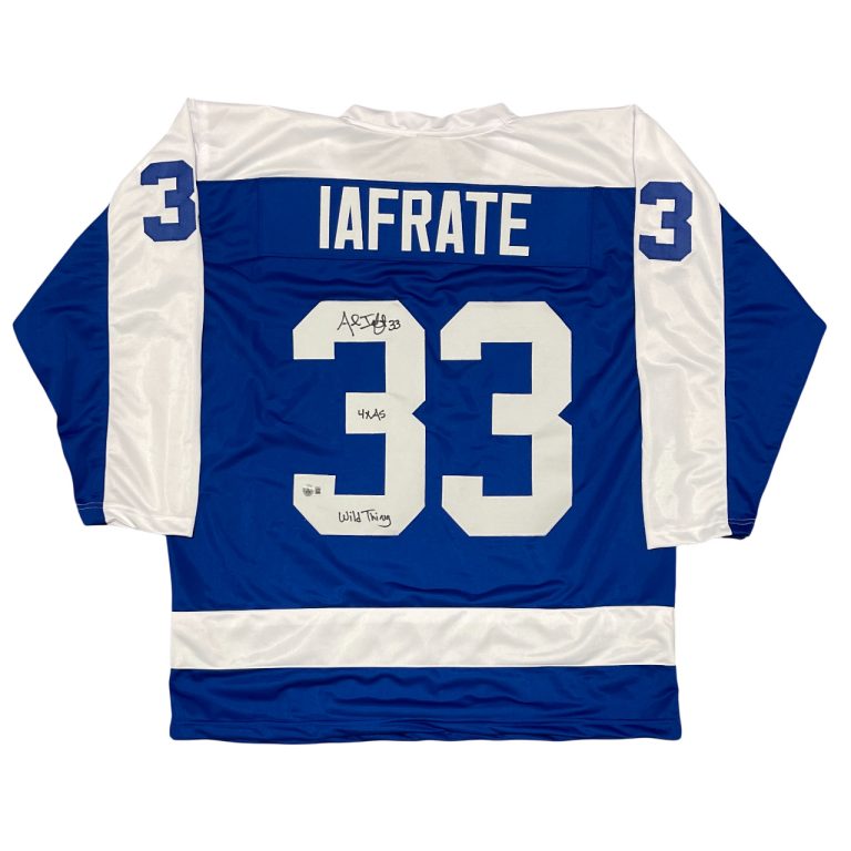 Al Iafrate Signed Toronto Custom Jersey w/ 4x AS + Wild Thing Beckett W BAS COA
