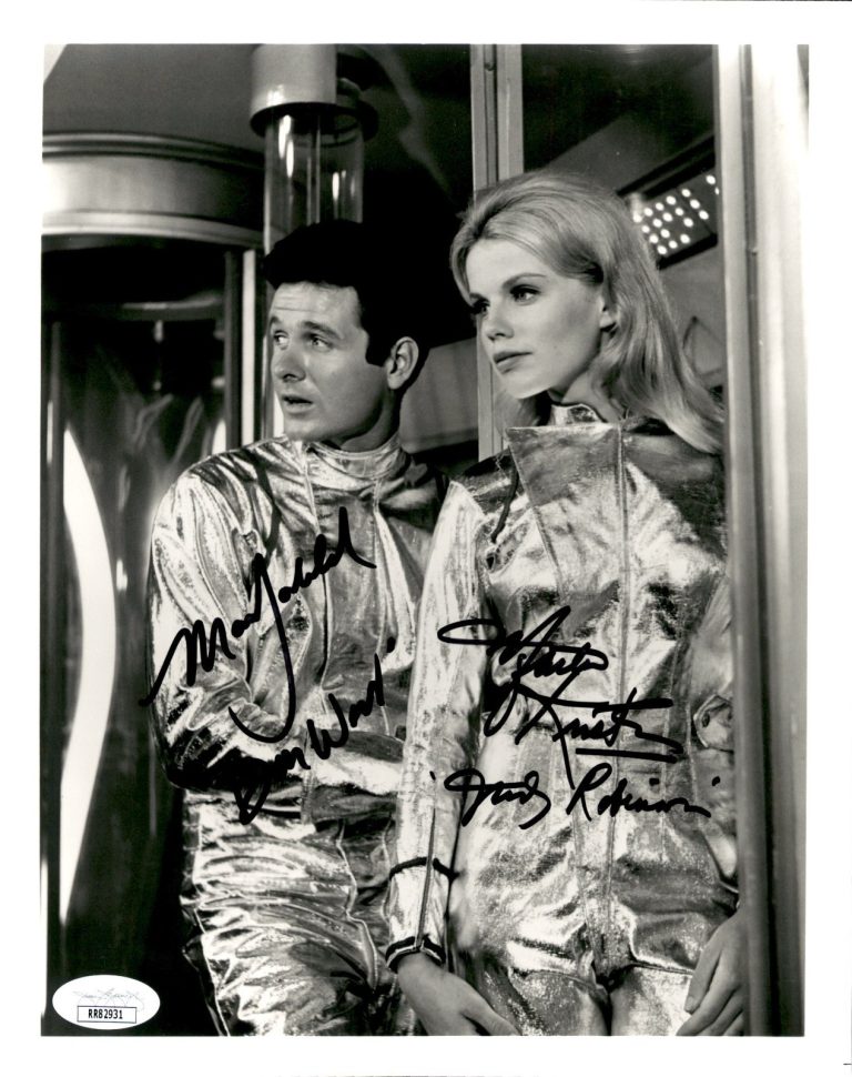 Mark Goddard & Marta Kirsten Signed Inscribed Lost In Space 8x10 Photo 4 JSA COA