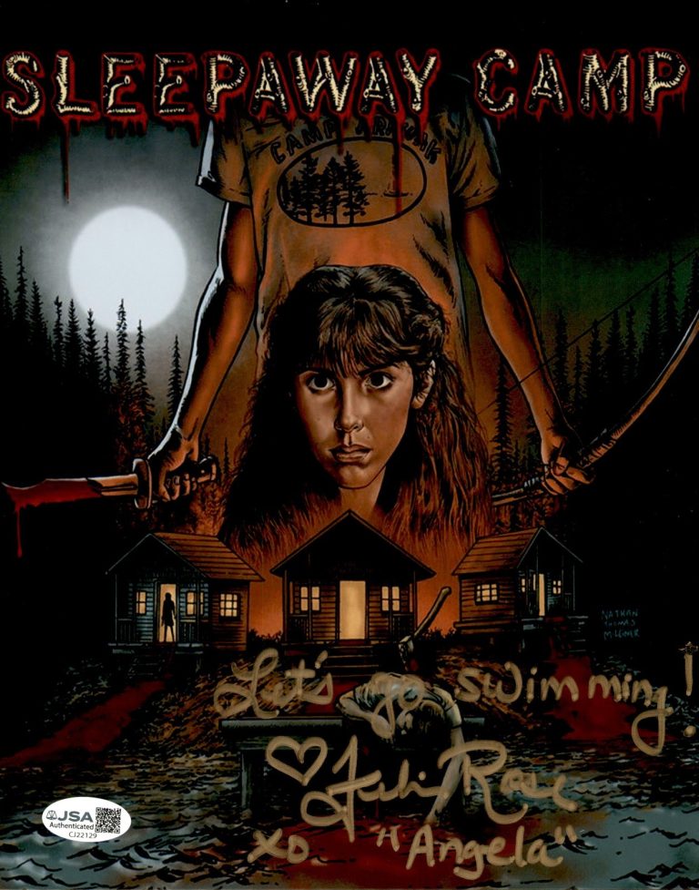 Felissa Rose Signed & Inscribed Sleepaway Camp 8x10 Photo #1 JSA COA