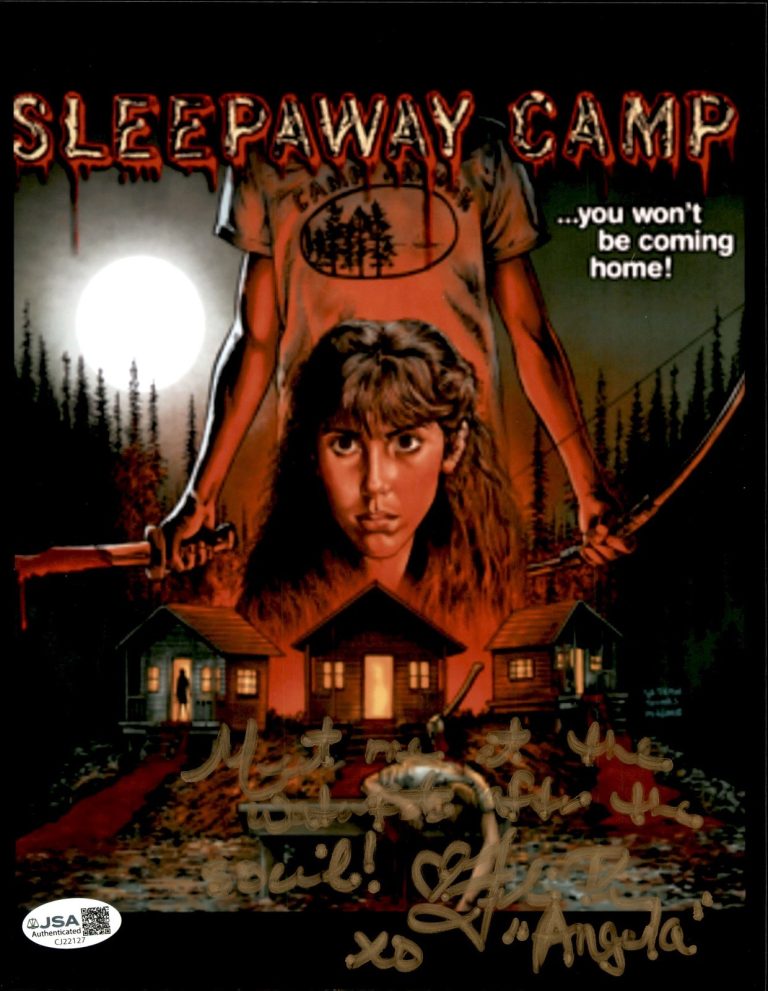 Felissa Rose Signed & Inscribed Sleepaway Camp 8x10 Photo #3 JSA COA