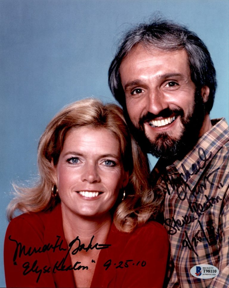 Meredith Baxter & Michael Gross Signed Family Ties 8x10 Photo #1 Beckett COA