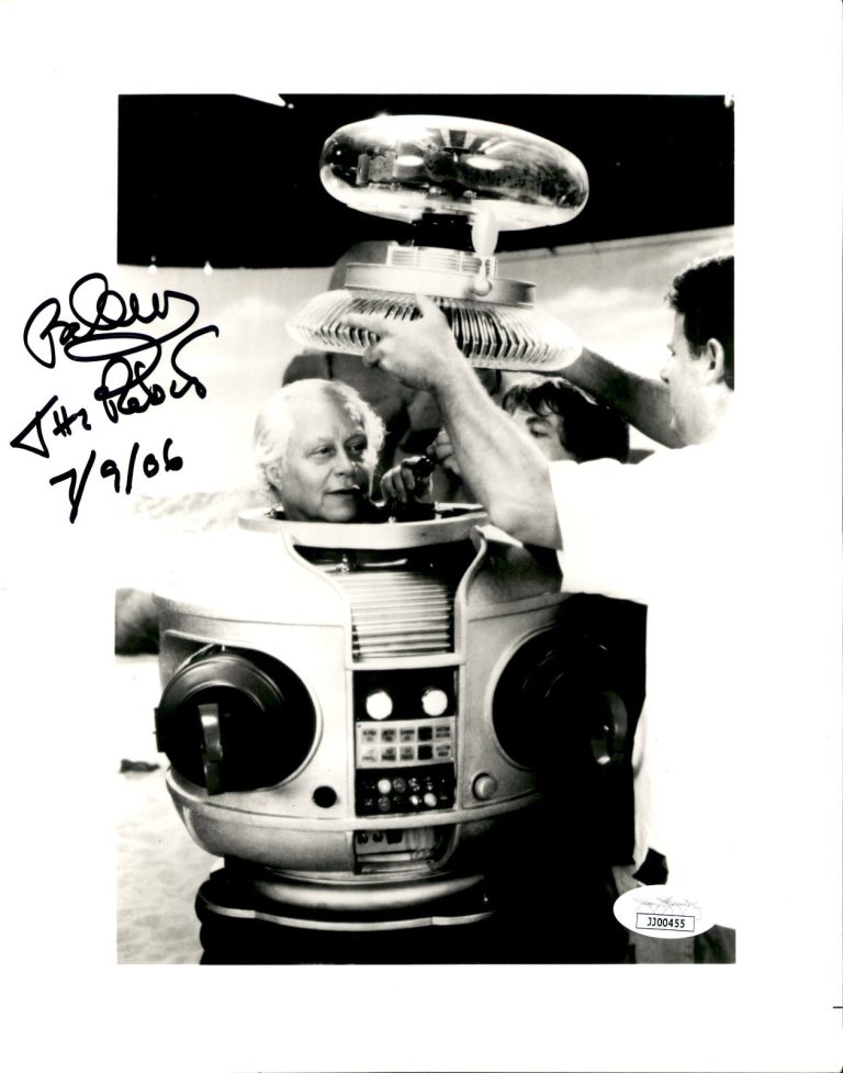 Bob May Signed Inscribed Lost In Space Robot 8x10 Photo #2 JSA COA