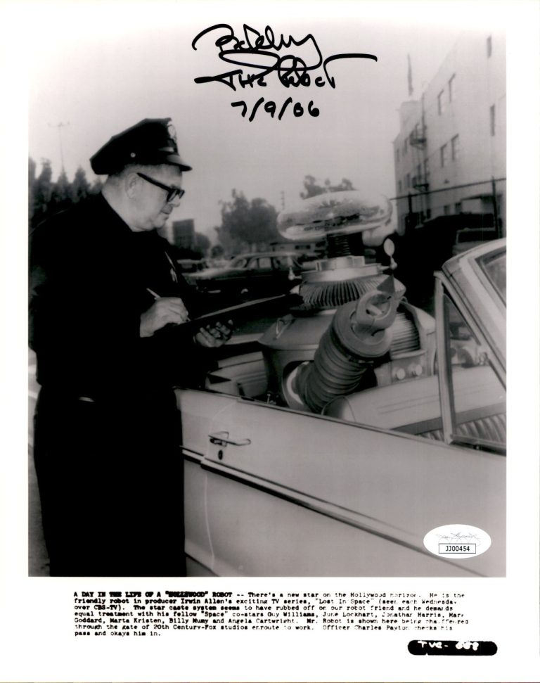 Bob May Signed Inscribed Lost In Space Robot 8x10 Photo #3 JSA COA