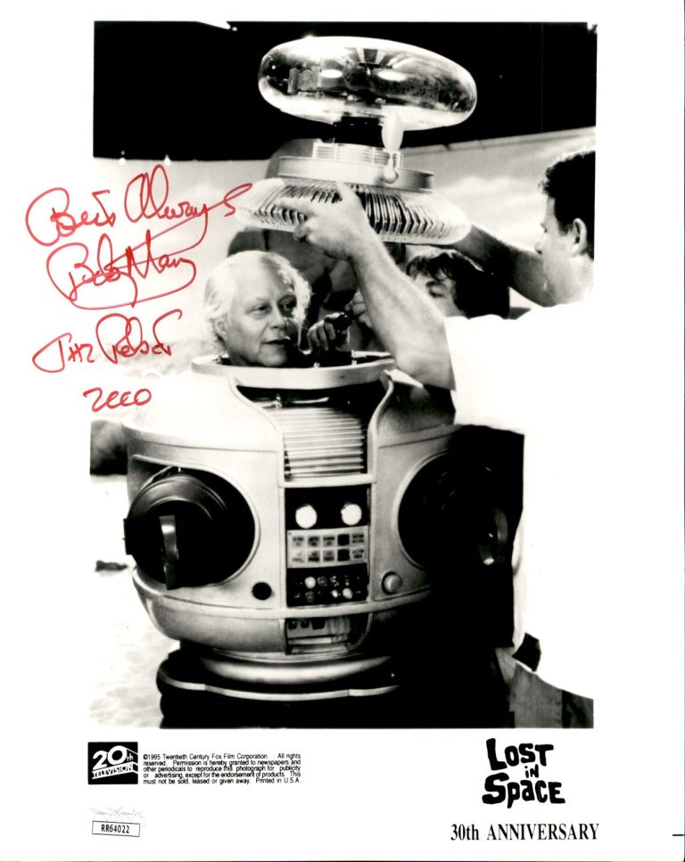 Bob May Signed Inscribed Lost In Space Robot 8x10 Photo #11 JSA COA