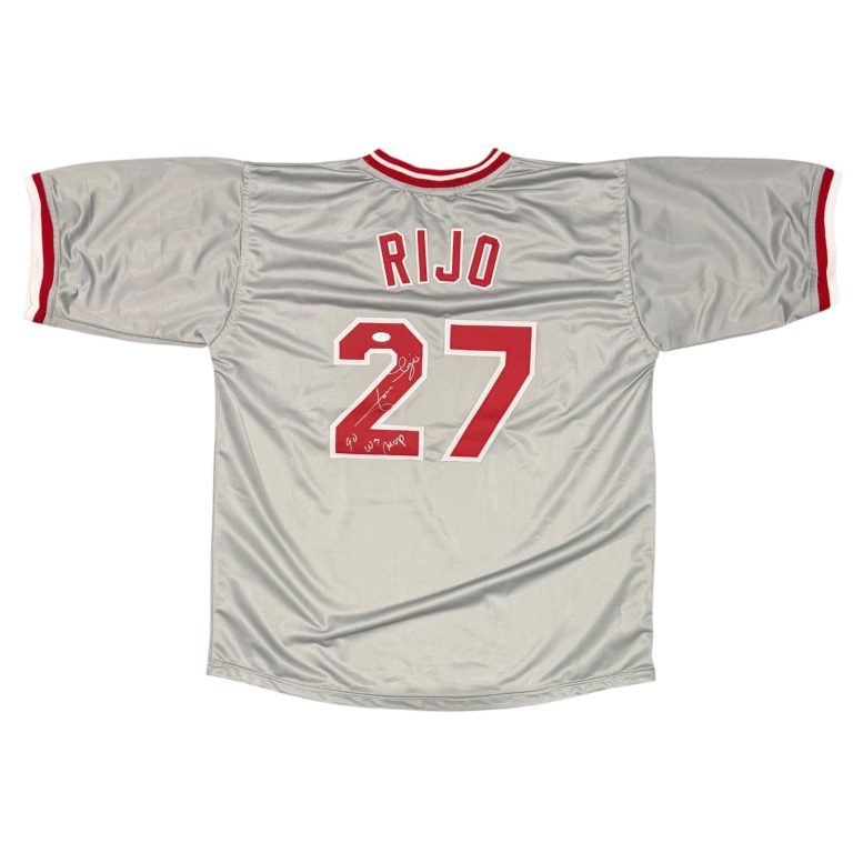 Jose Rijo Signed Cincinnati Reds Custom Jersey w/ 90 WS MVP JSA Witness COA G