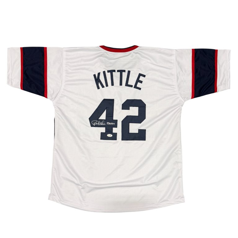 Ron Kittle Signed Chicago White Sox Custom Jersey 83 AL ROY JSA Witness COA