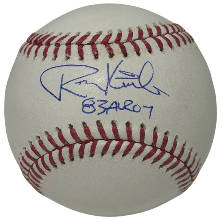 Ron Kittle Signed Autographed ROMLB Baseball w/ 83 AL ROY JSA WITNESS COA