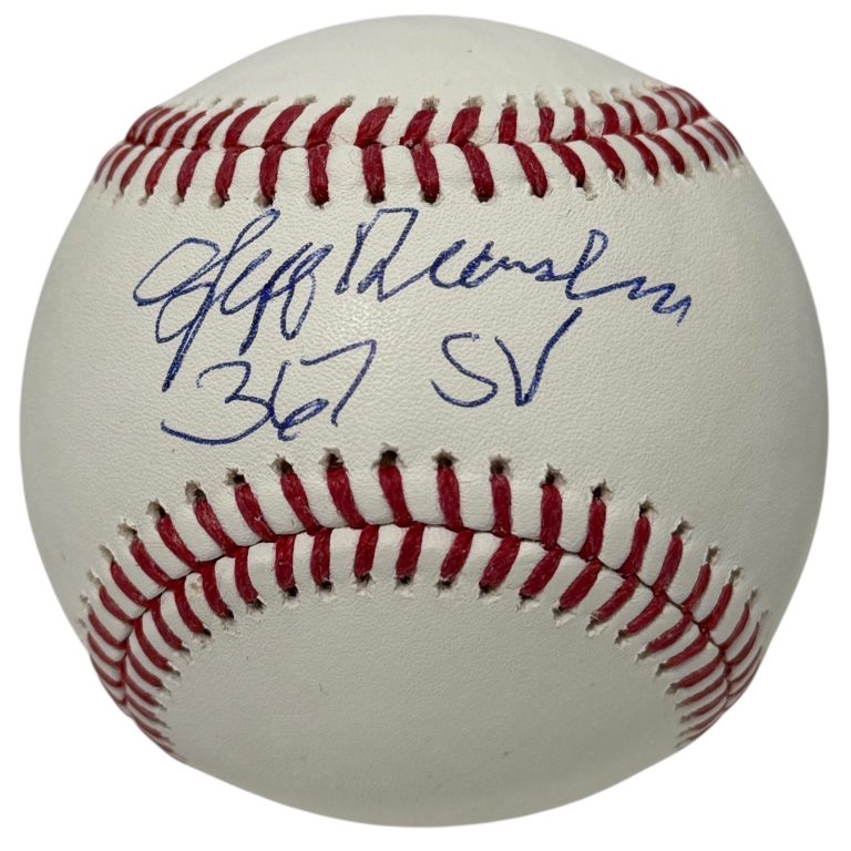 Jeff Reardon Signed Autographed ROMLB Baseball w/ 367 SV JSA WITNESS COA