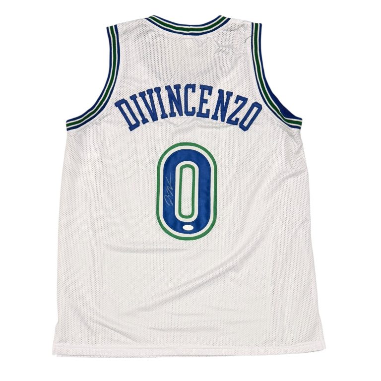 Donte DiVincenzo Signed Autographed Minnesota Timberwolves Custom Jersey JSA COA