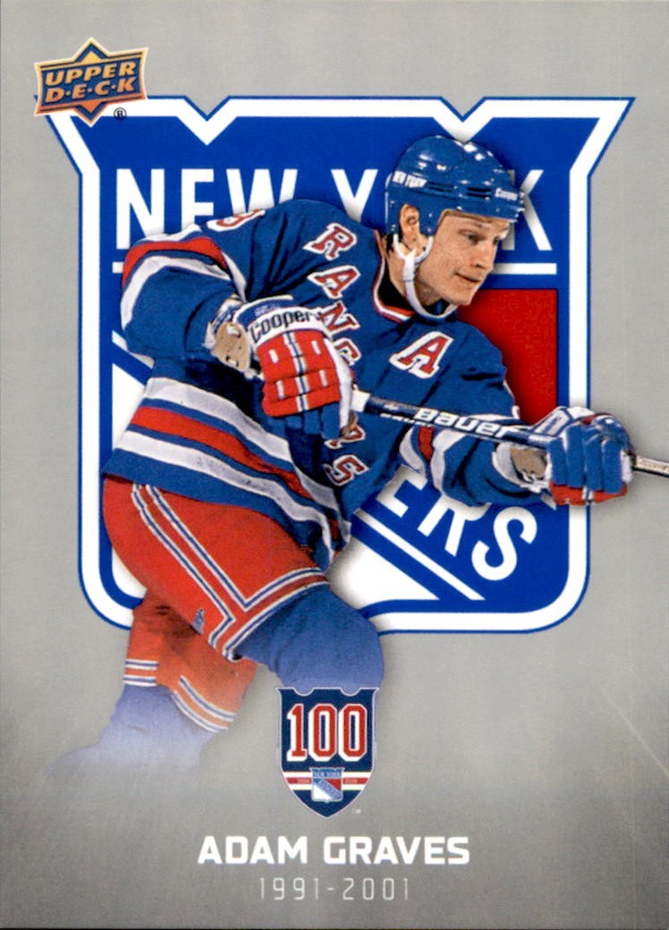 Adam Graves 2025/26 Upper Deck New York Rangers Centennial Card #40